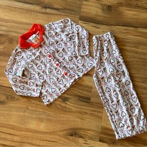 Cindy Lou Who Heart Print Girls Pajama Set